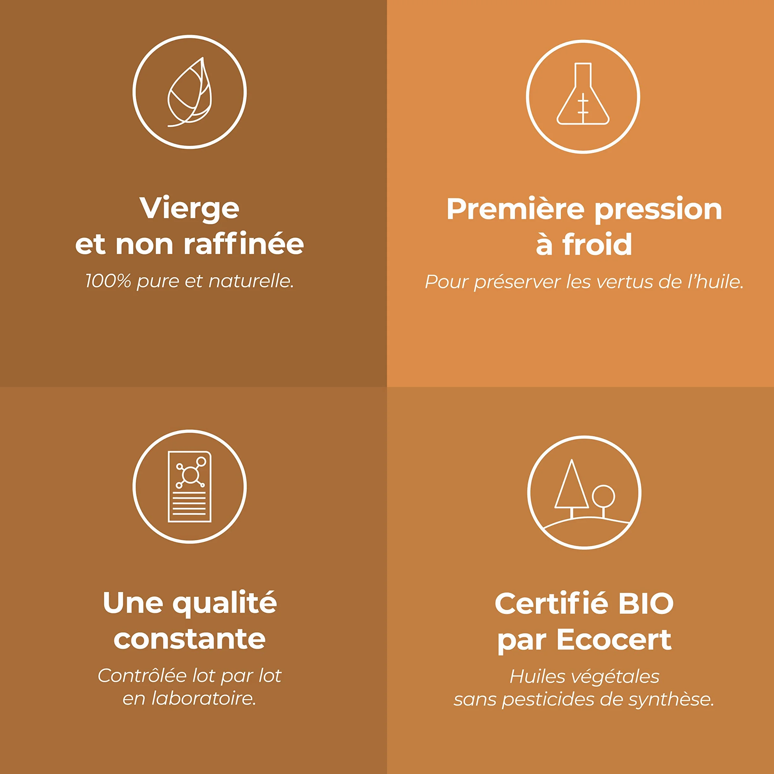 Huile Végétale Vierge Jojoba BIO 100 mL Aroma Labs Certifiée Cosmos