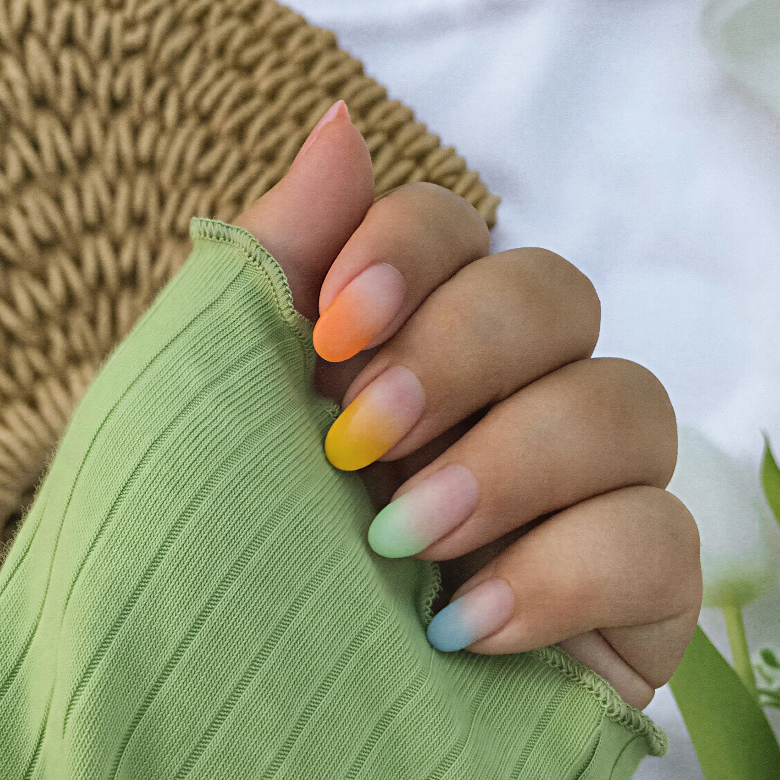 Glam'Up Paris Kit Éponges Pince Effet Dégradés Baby Boomer Nail Art 100 Pièces