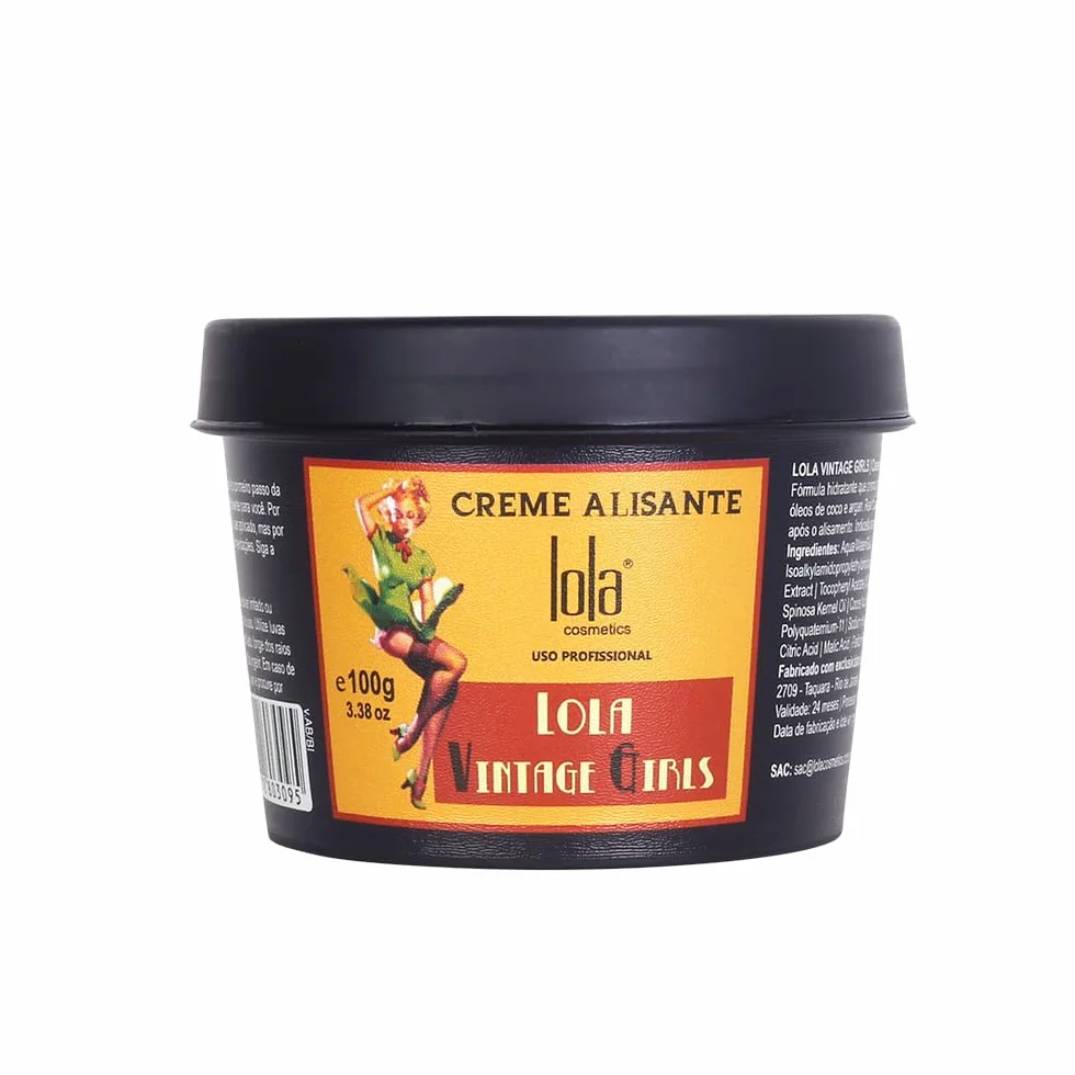 Lola Cosmetics Vintage Girls Petit Réducteur de Volume 100g Contrôle du Volume et Hydratation