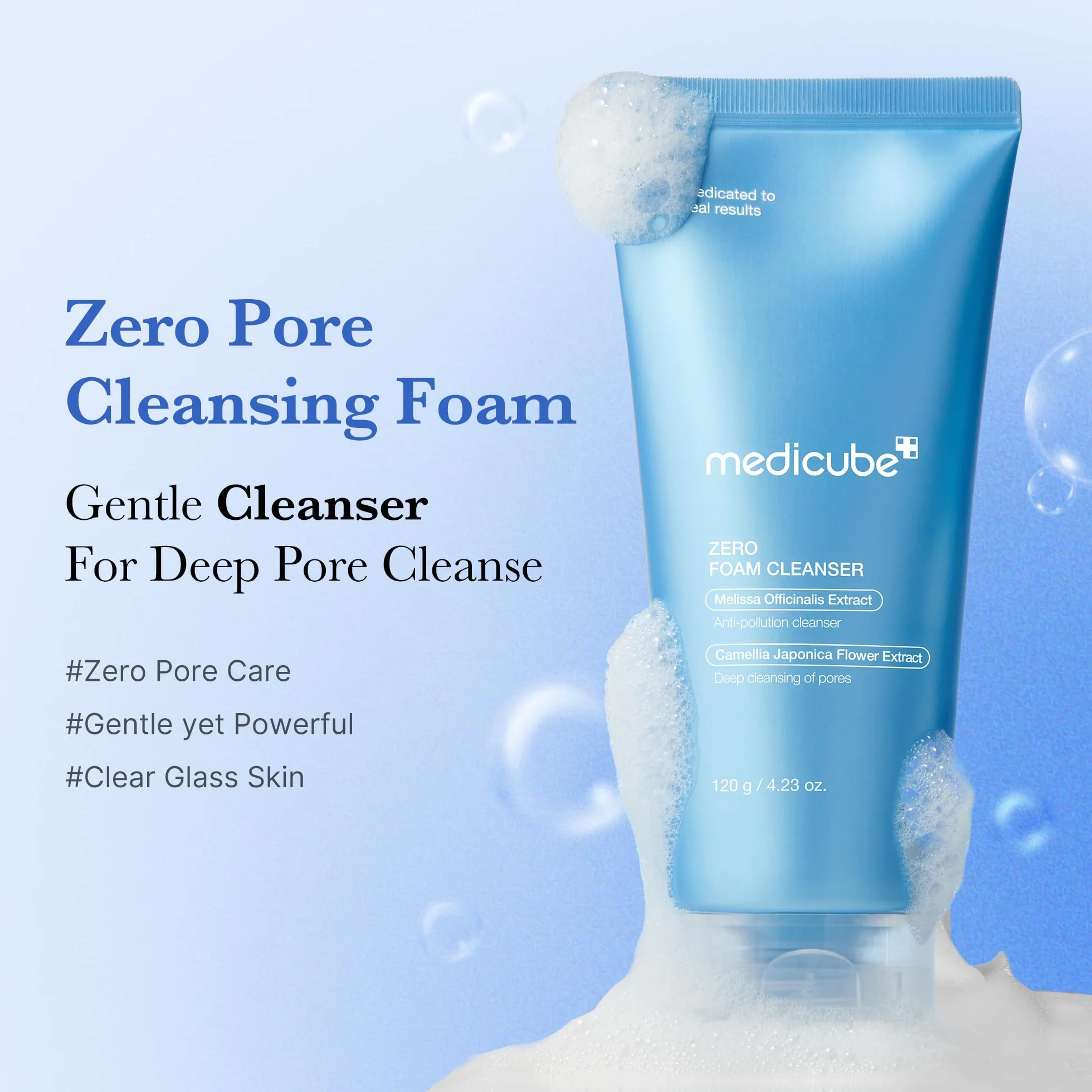 Medicube Zero Foam Limpiador Para Piel Sensible Control De Sebo 120g