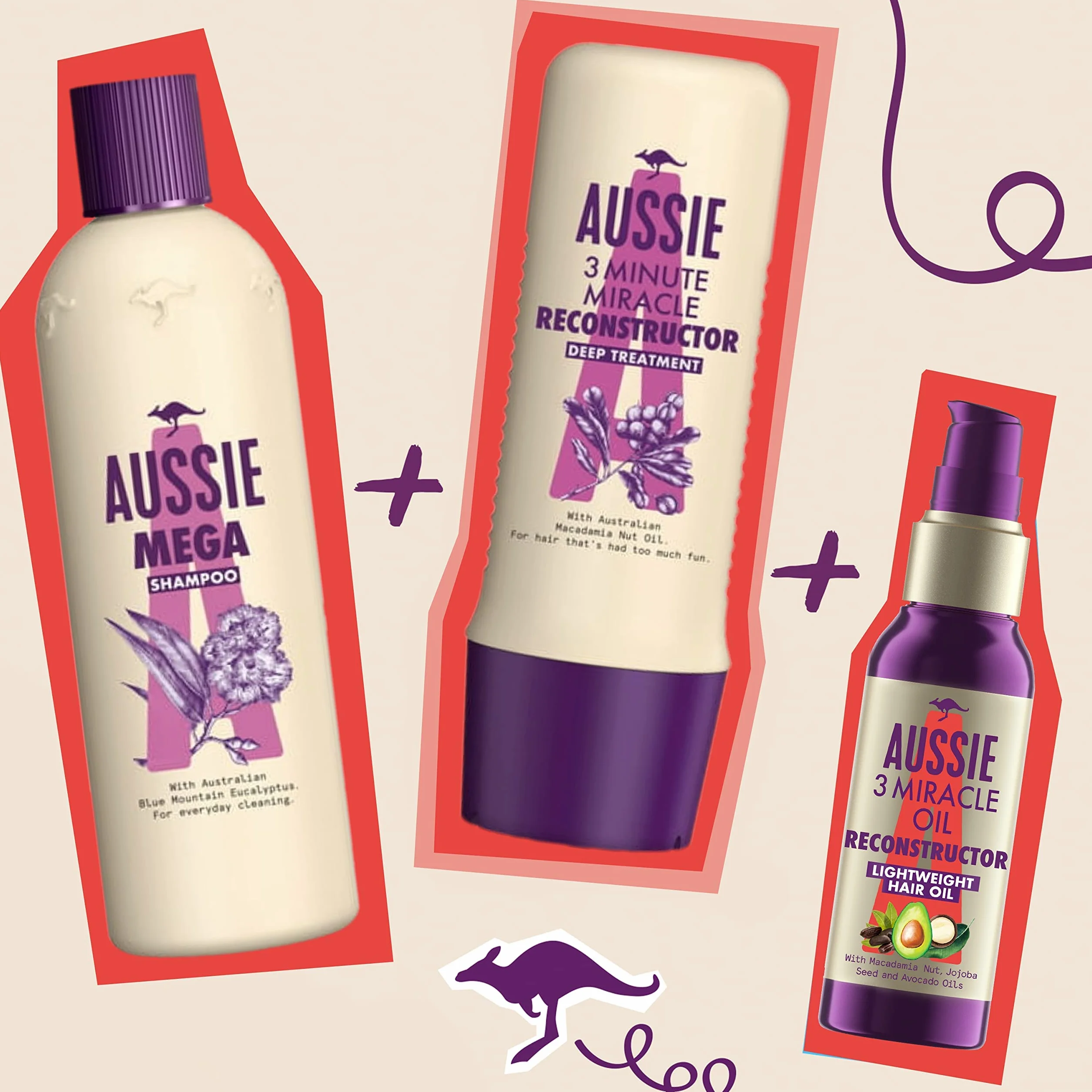 Aussie 3 Minute Miracle Huile réparatrice cheveux 100 ml