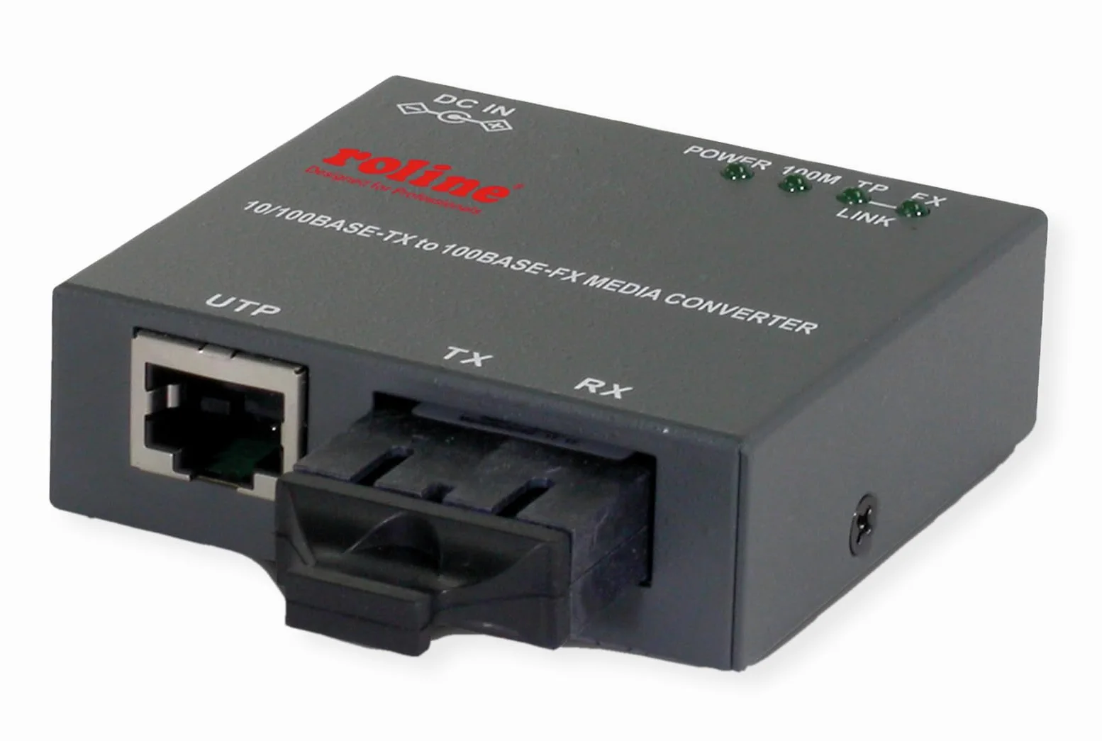 ROLINE Convertisseur Fast Ethernet Compact, 10/100Base-TX - 100Base-FX (SC)