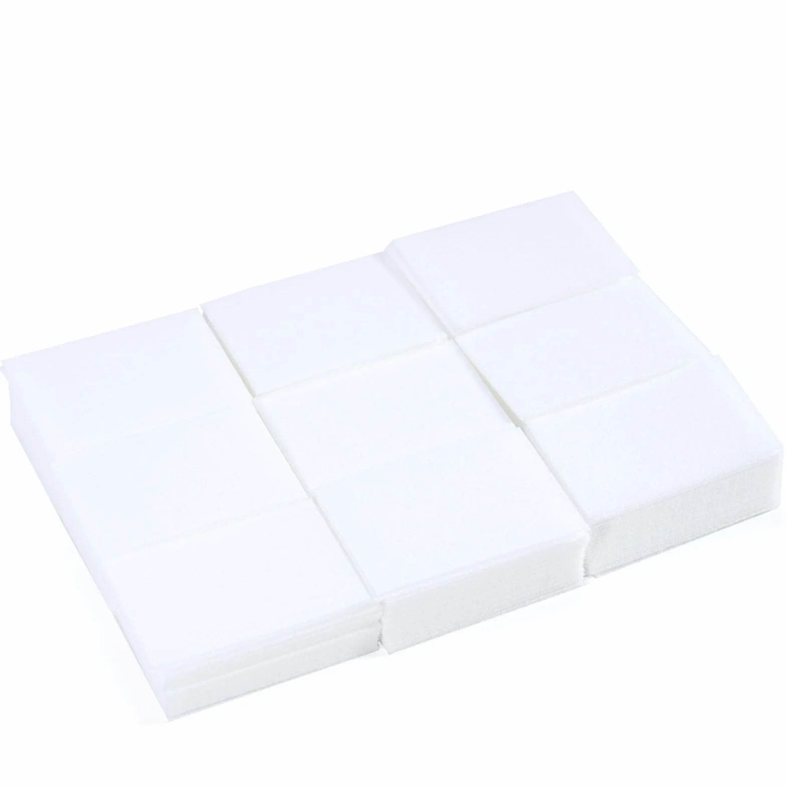 630 Pcs Disques Coton Non Pelucheux pour Ongles, Tampons Démaquillants pour Vernis et Gel (Blanc)