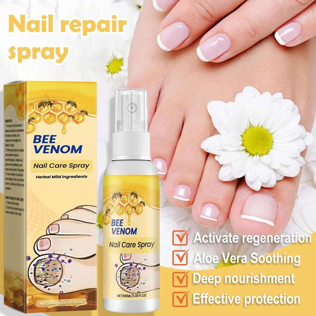 Spray Soin des Ongles 100 ml - Sérum Ongles et Pédicure, Protection et Réparation