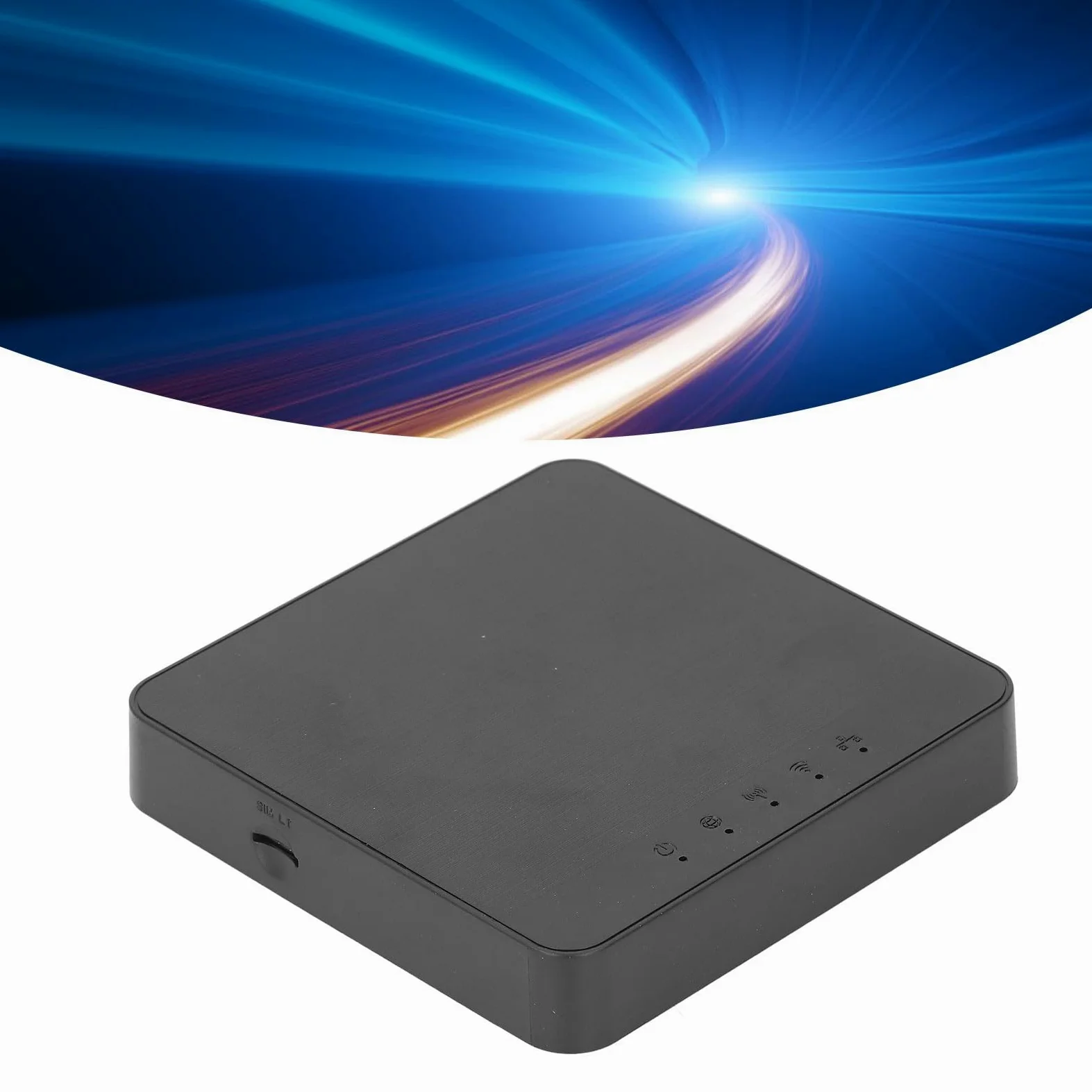 Routeur 4G LTE, Modem Routeur 4G 150 Mbps avec Emplacement pour Carte Nano SIM, Point D'accès Mobile 580 MHz avec Deux Ports Ethernet Gigabit, pour Caméra de sécurité de Camping