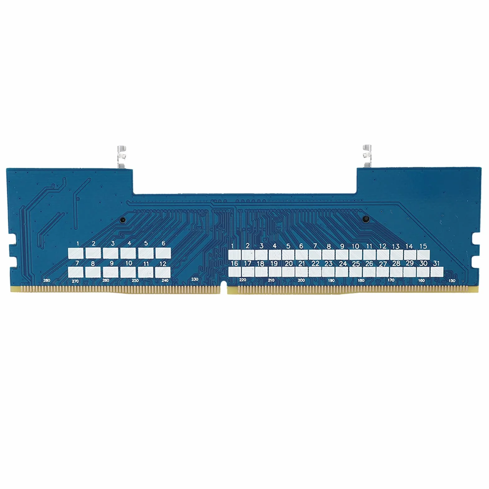 Carte Adaptateur So-DIMM vers DIMM DDR4 Ordinateur Bureau Ordinateur Portable Module Mémoire RAM