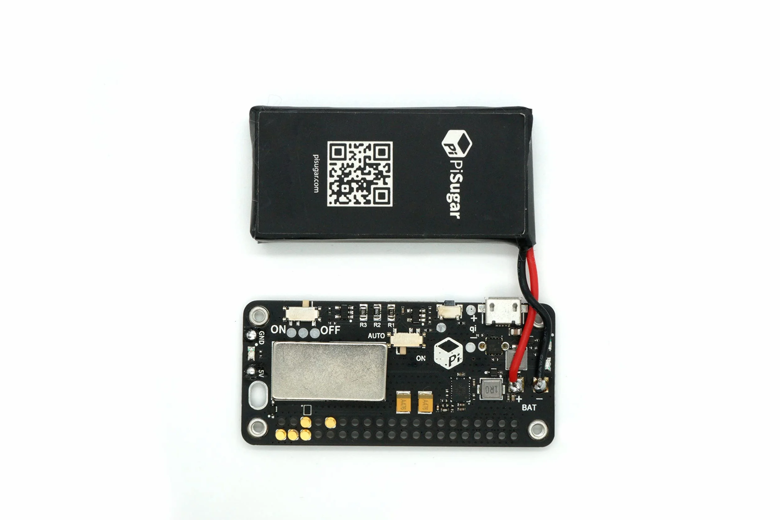Pisugar S 1200 mAh UPS Lithium Battery Pwnagotchi Power Module for Raspberry Pi Zero W/WH