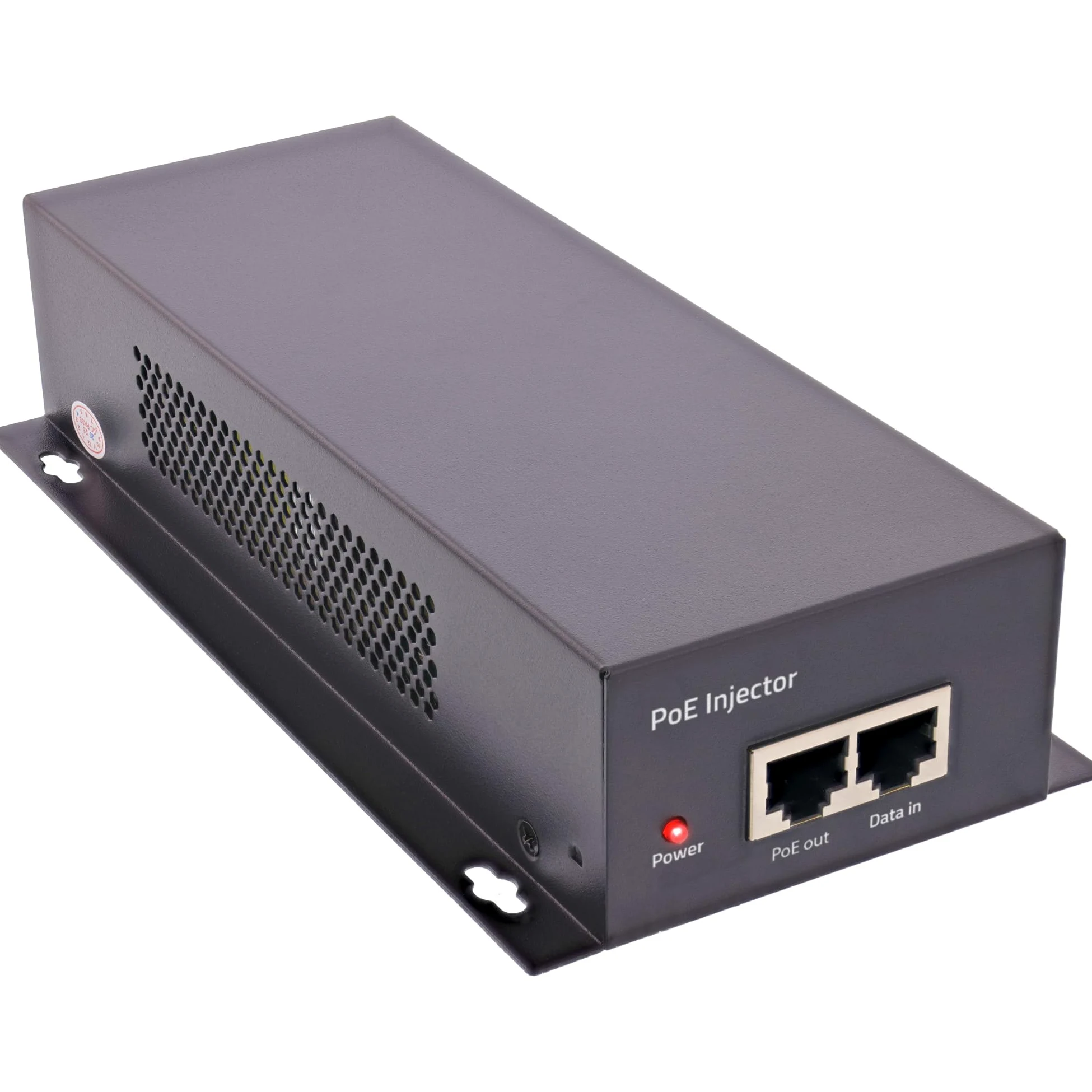 Inline Injecteur PoE++ 10 Gigabit 802.3bt/at/AF Max 90W pour caméras IP, Points d'accès, Mise à Niveau du commutateur sans Remplacement, avec Fonctions de Protection, 44432C