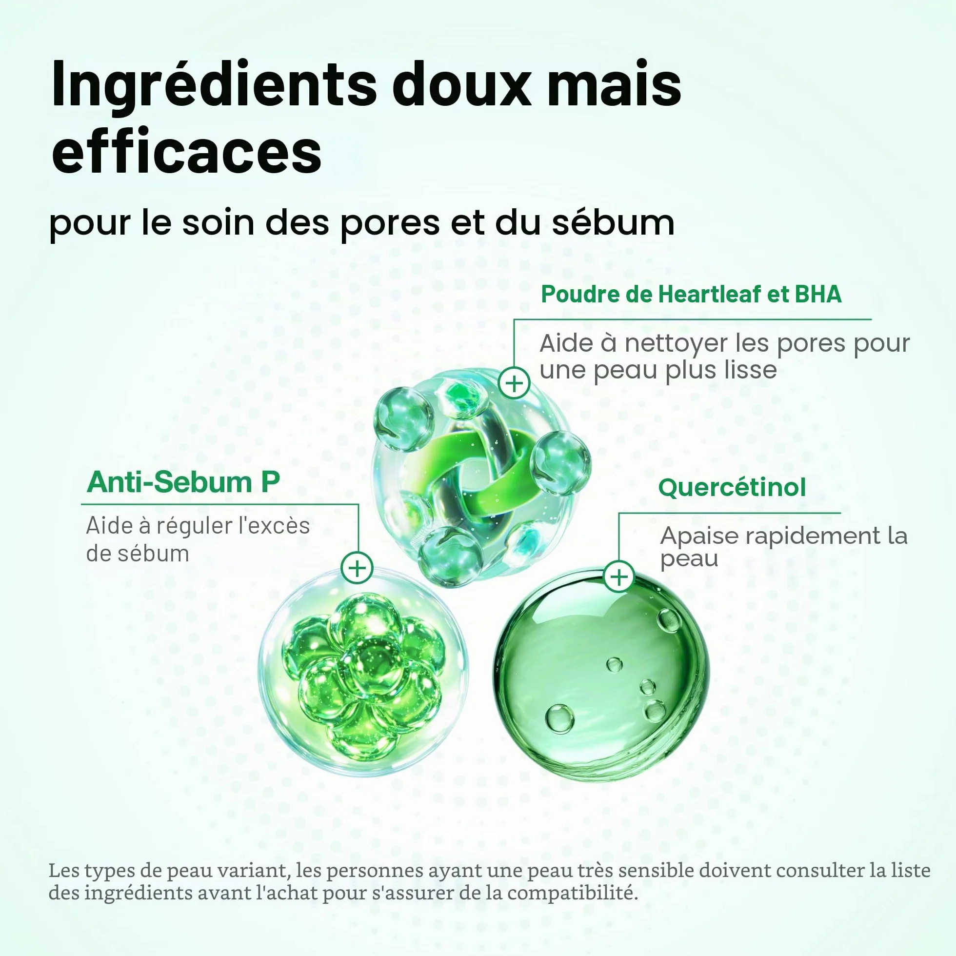 ANUA Heartleaf Nettoyant Visage Moussant Mousse Nettoyante Acide Salicylique BHA 150ml