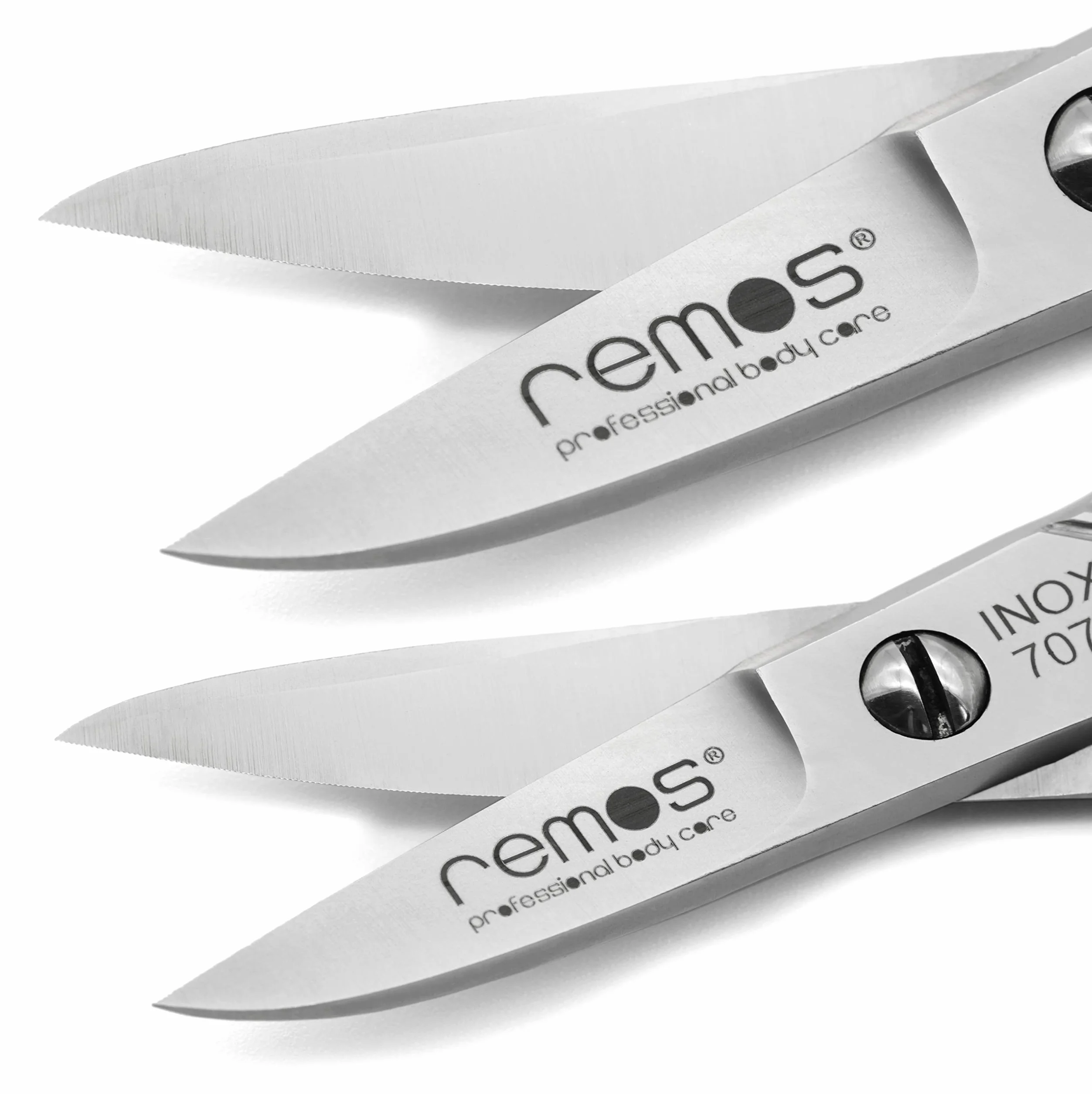 Remos Ciseaux à ongles en acier inoxydable denté pour ongles forts et ongles d'orteil