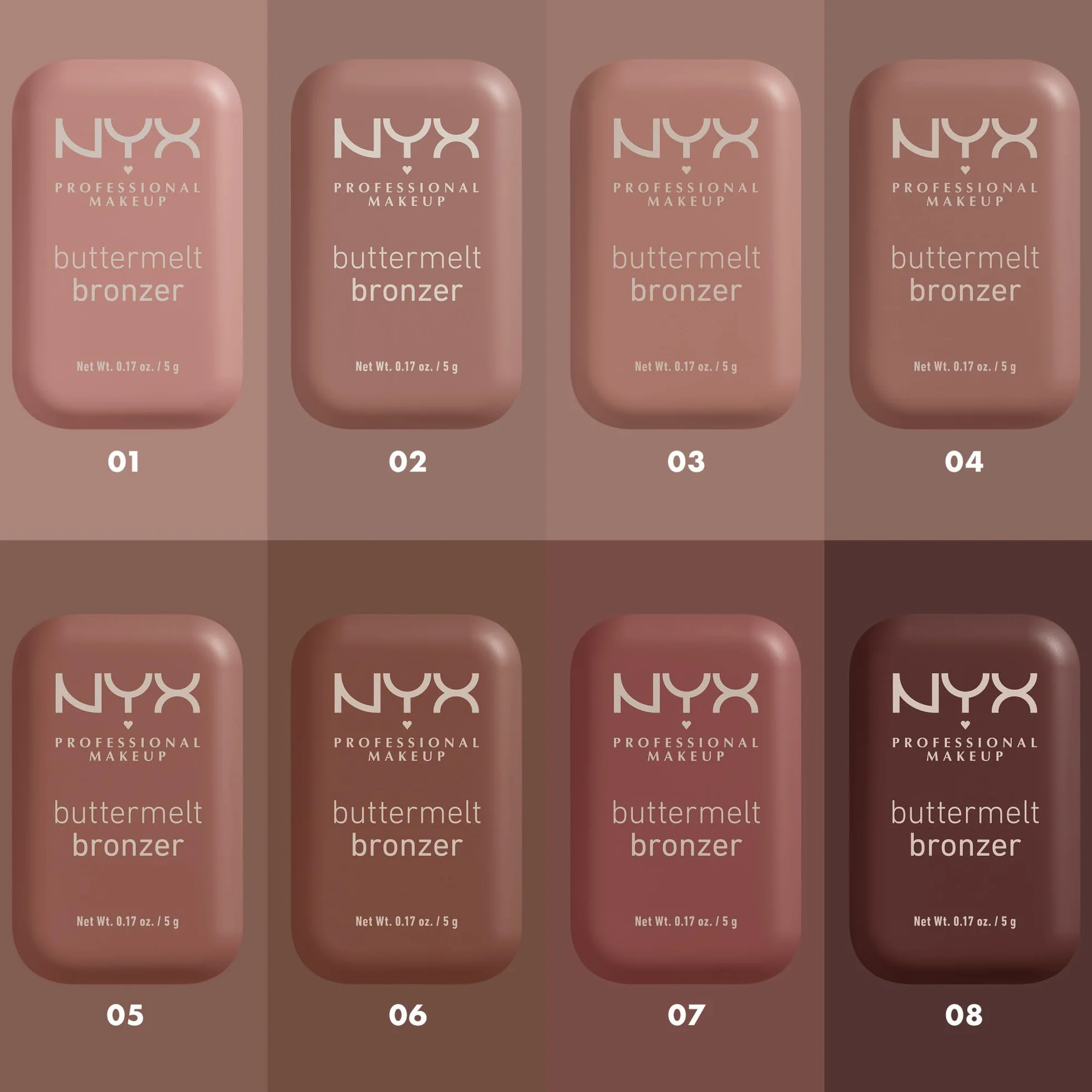 NYX PROFESSIONAL MAKEUP Buttermelt Bronzer Crème Corps et Visage Teinte Desserve Butta