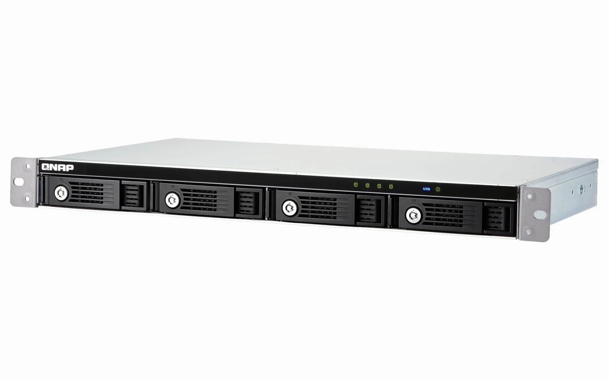 QNAP TR-004U-US Boîtier de Disque Dur 1U 4 Baies de Stockage à Connexion directe (Das) avec matériel Raid USB 3.2 Gen 1 Type-C
