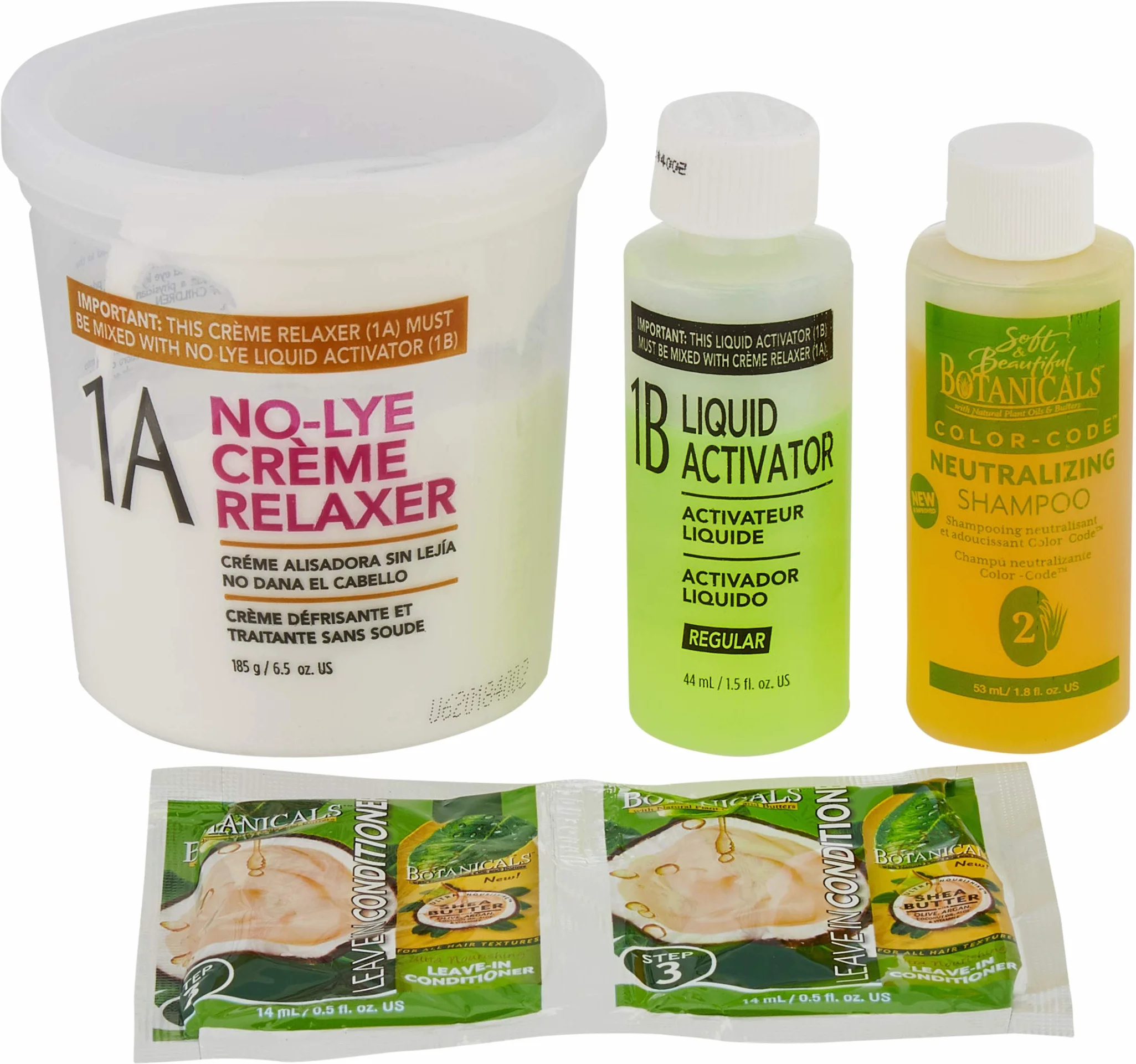 Soft & Beautiful Bot.Relaxer Kit Regular 1 Application, 5 pièces