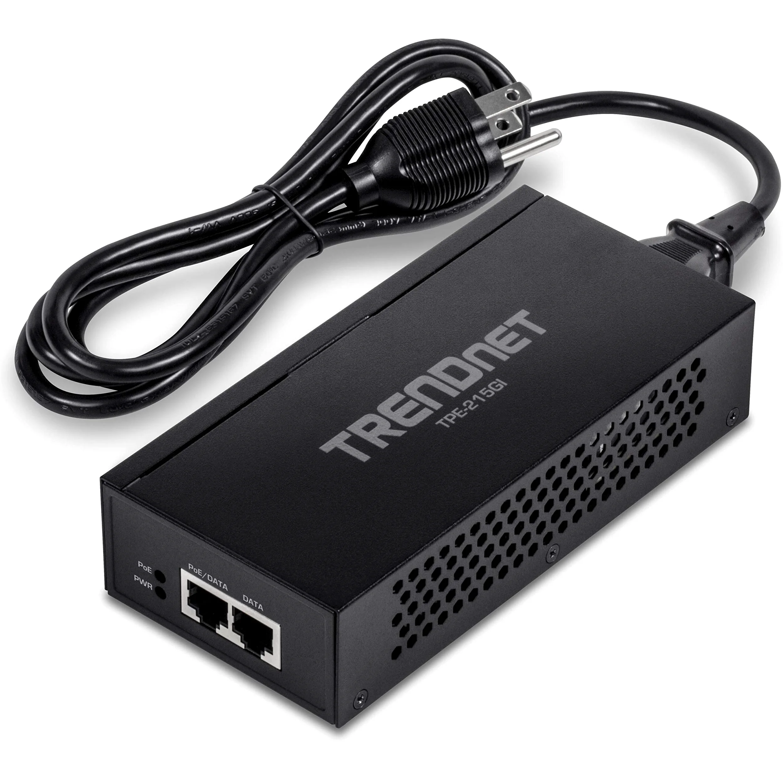 TRENDnet Injecteur PoE+ 2,5 G, TPE-215GI, PoE (15,4 W) ou PoE+ (30 W) (renouvelé)