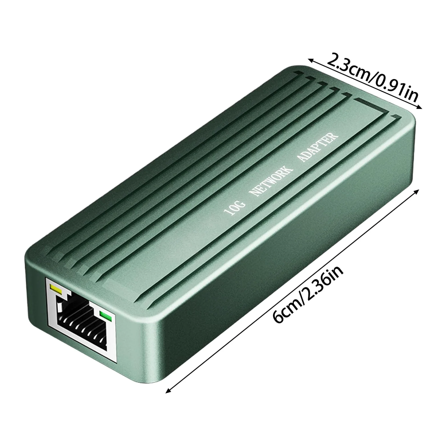 Adaptateur USB C vers RJ45 Ethernet 1 Gbit/s Port Gigabit en aluminium Transfert de données rapide pour ordinateur portable PC Adaptateur Ethernet en alliage d'aluminium