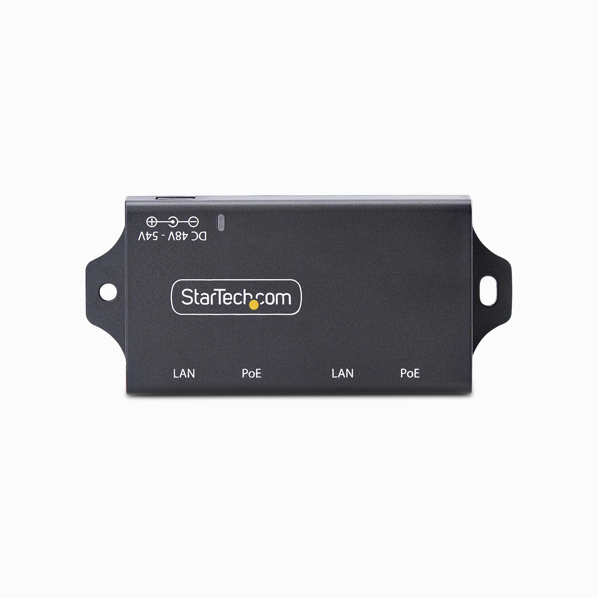 StarTech Injecteur PoE+ Midspan 2 Ports 30W 802.3af/at (AF221CE-POE-INJECTO | 10/100/1000Mbps, Ethernet 1Gbps, Montage mural, Protection ESD niveau 4, Cat5/5e/6/6a