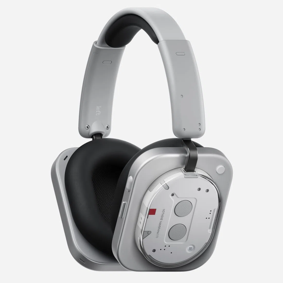 Nothing Headphone (1) Casque Circum-Aural sans Fil avec Réduction Active du Bruit, 80h Autonomie, Hi-Res, Audio Spatial, Résistant à l’Eau – Blanc