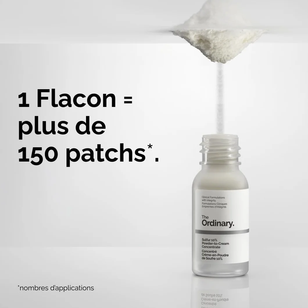 The Ordinary Soufre 10% Crème-en-Poudre Traitement imperfections 5 g