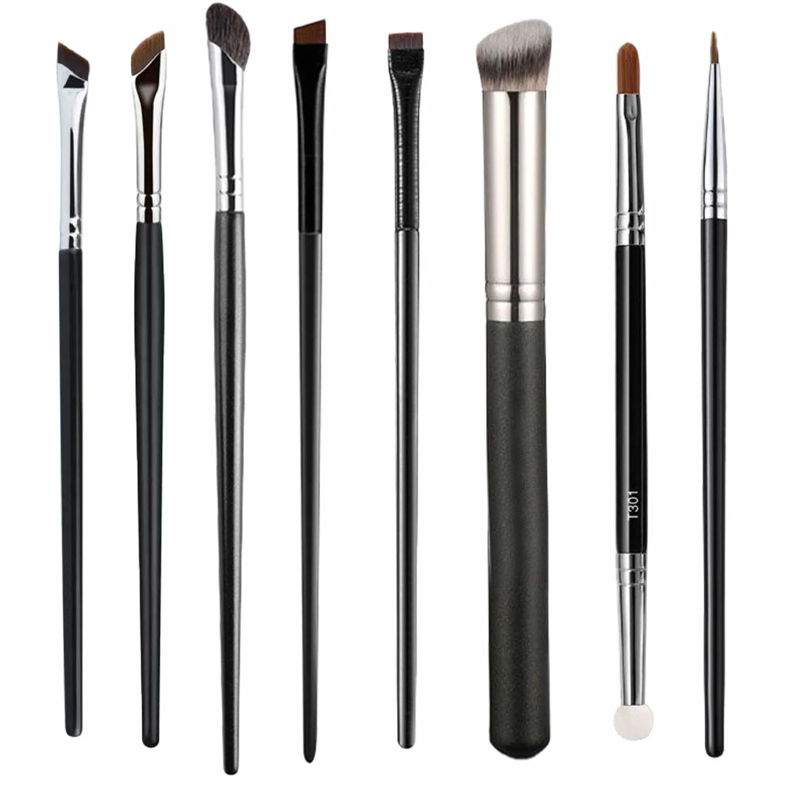 Pinceaux De Maquillage Professionnels, Ensemble Anti-Cernes Pour Eye-Liner, Poils En Fibres Synthétiques