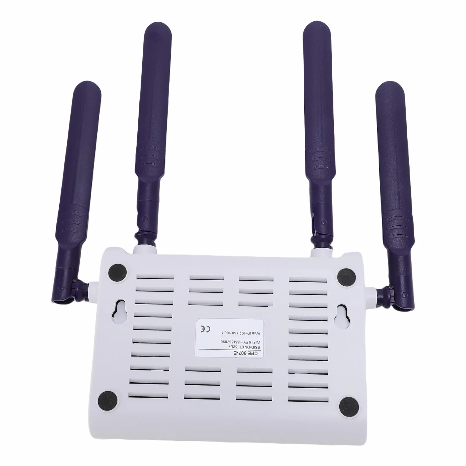 Jectse Routeur WiFi 6, 4G CPE LTE 300 Mbps, 802.11b G N, Routeur sans Fil avec Fente de Carte SIM, 4 Antennes, Prend en Charge jusqu'à 32 Appareils, Une Configuration Facile