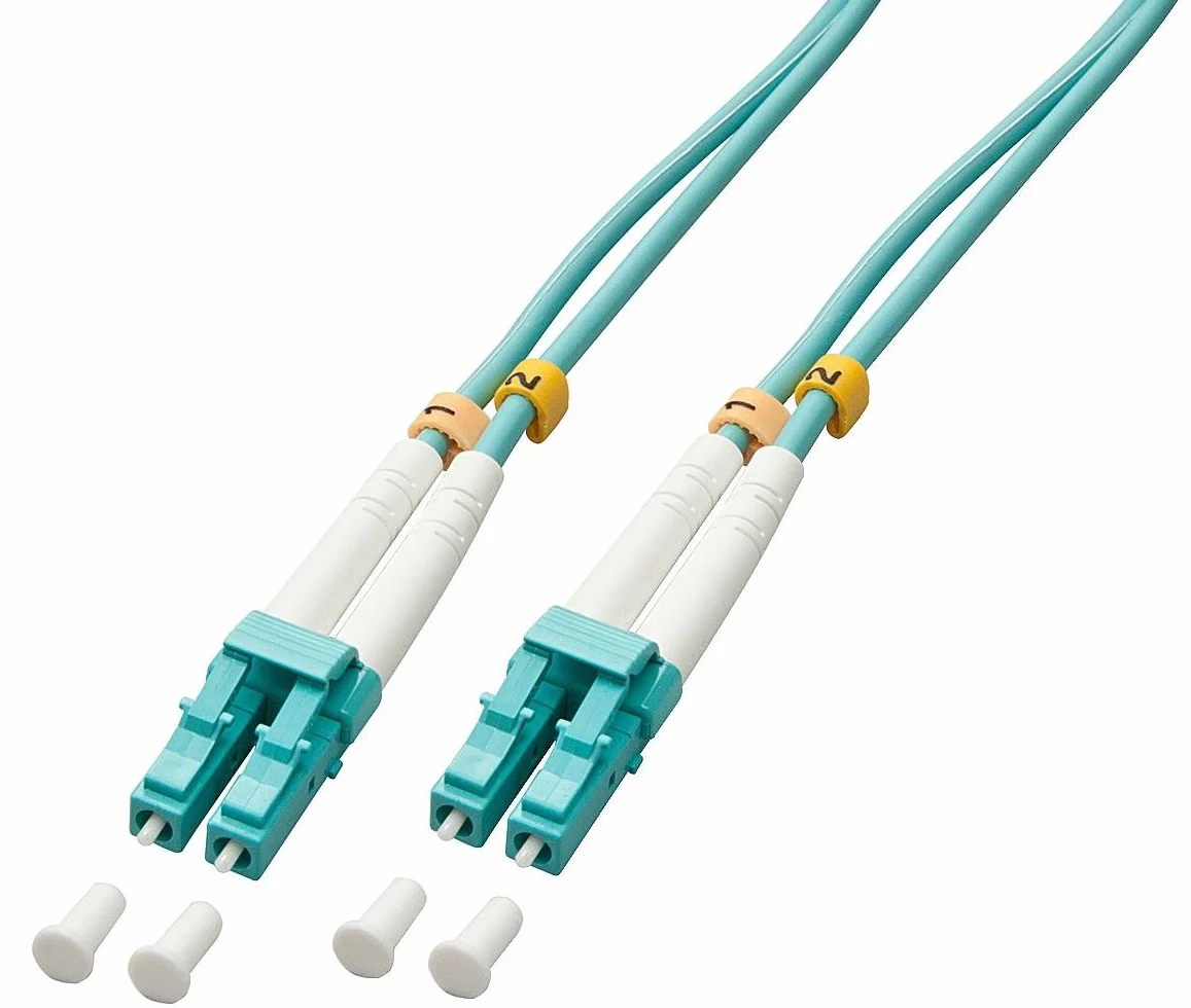 LINDY Fibre optique LC/LC OM3 100m