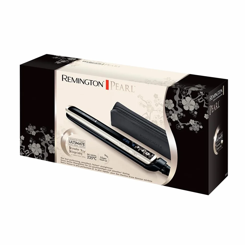 Remington Fer à lisser S9501 Céramique avec éclats de perles 150-235°C Écran LCD