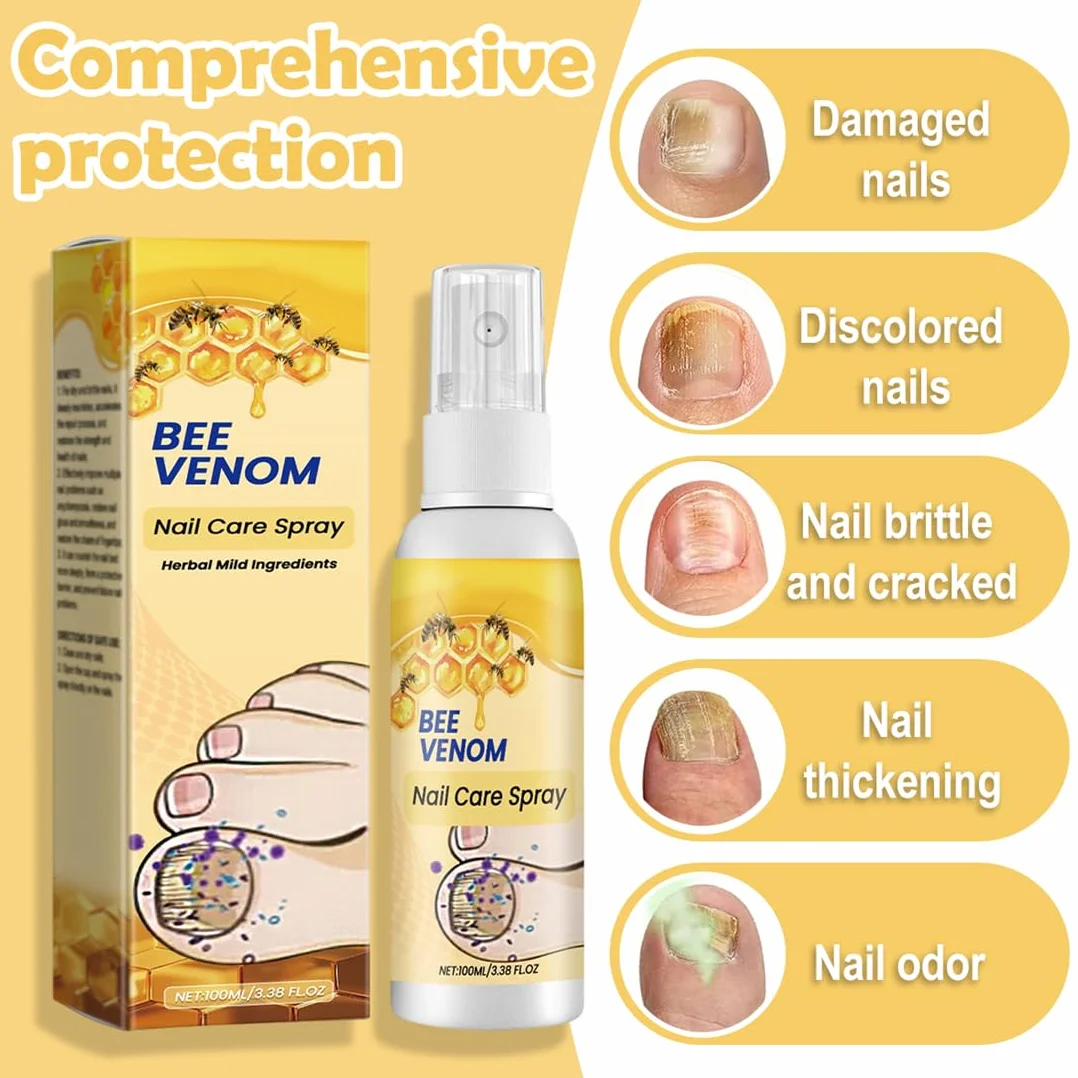 Spray Soin des Ongles 100 ml - Sérum Ongles et Pédicure, Protection et Réparation