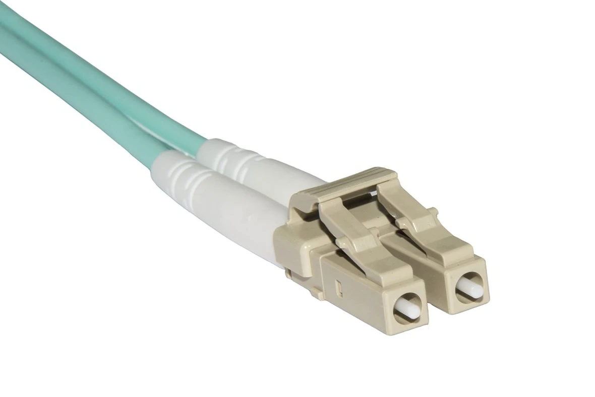 LINK Câble fibre optique Multimode LSZH Duplex OM3 50/125, LC-LC, 100 m.