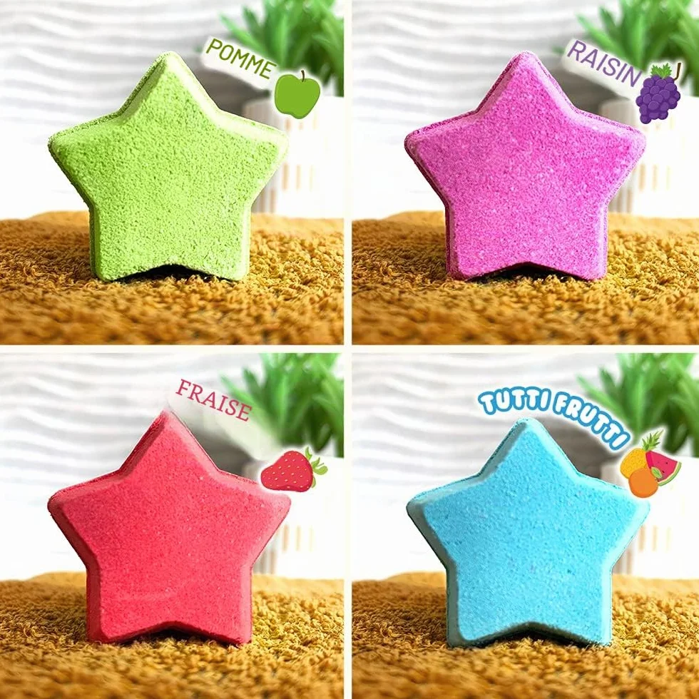 Lot Méga Pack de 20 Baff Bombz, Bombes de Bain Effervescentes, Coffret Cadeau pour Enfants