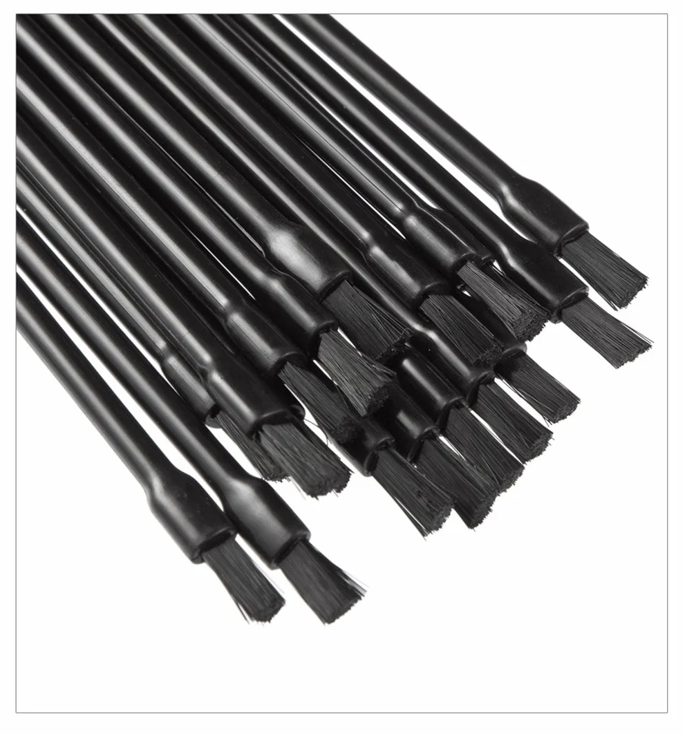 100 Pièces Pinceaux à Lèvres Jetables Kits d'Outils Maquillage Noir