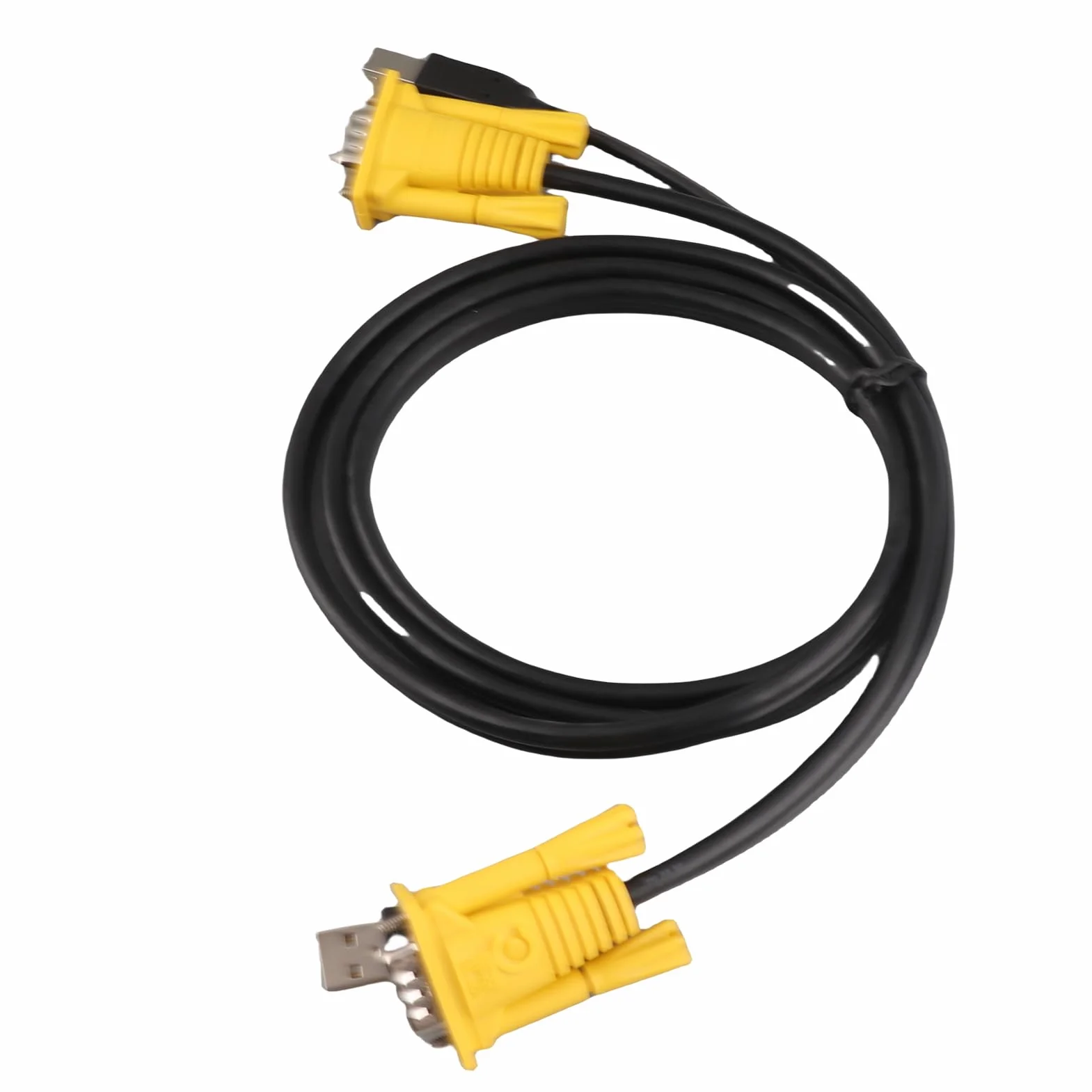 Câble KVM USB 1,5 M VGA Connecteurs PVC pour Commutateurs KVM