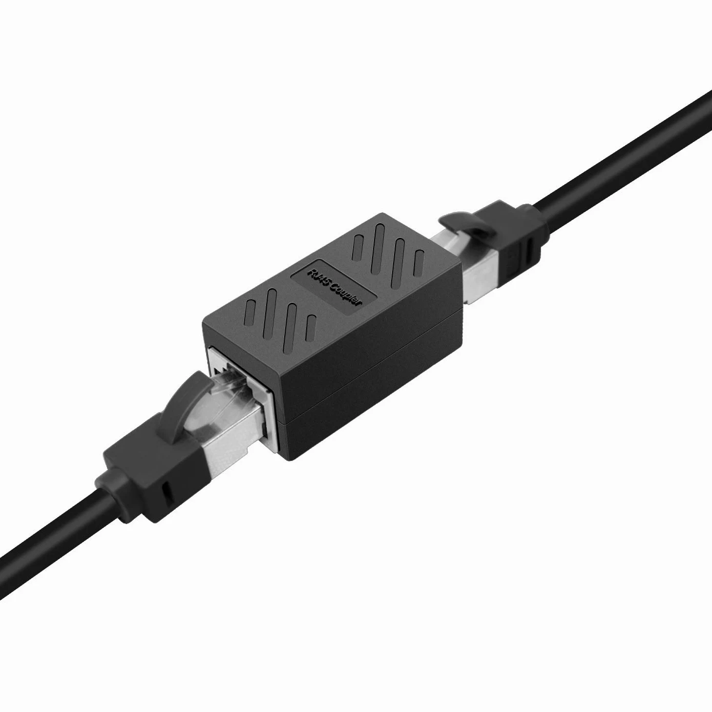 Lot de 20 coupleurs Ethernet RJ45 Cat7 Cat6 Cat5e Coupleur femelle vers femelle (RJ45 Noir