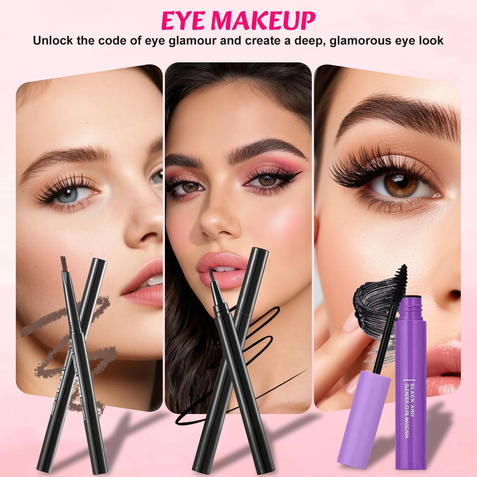 Coffret Maquillage Femme Professionnel Palette Yeux Fond de Teint Correcteurs Gloss Mascara
