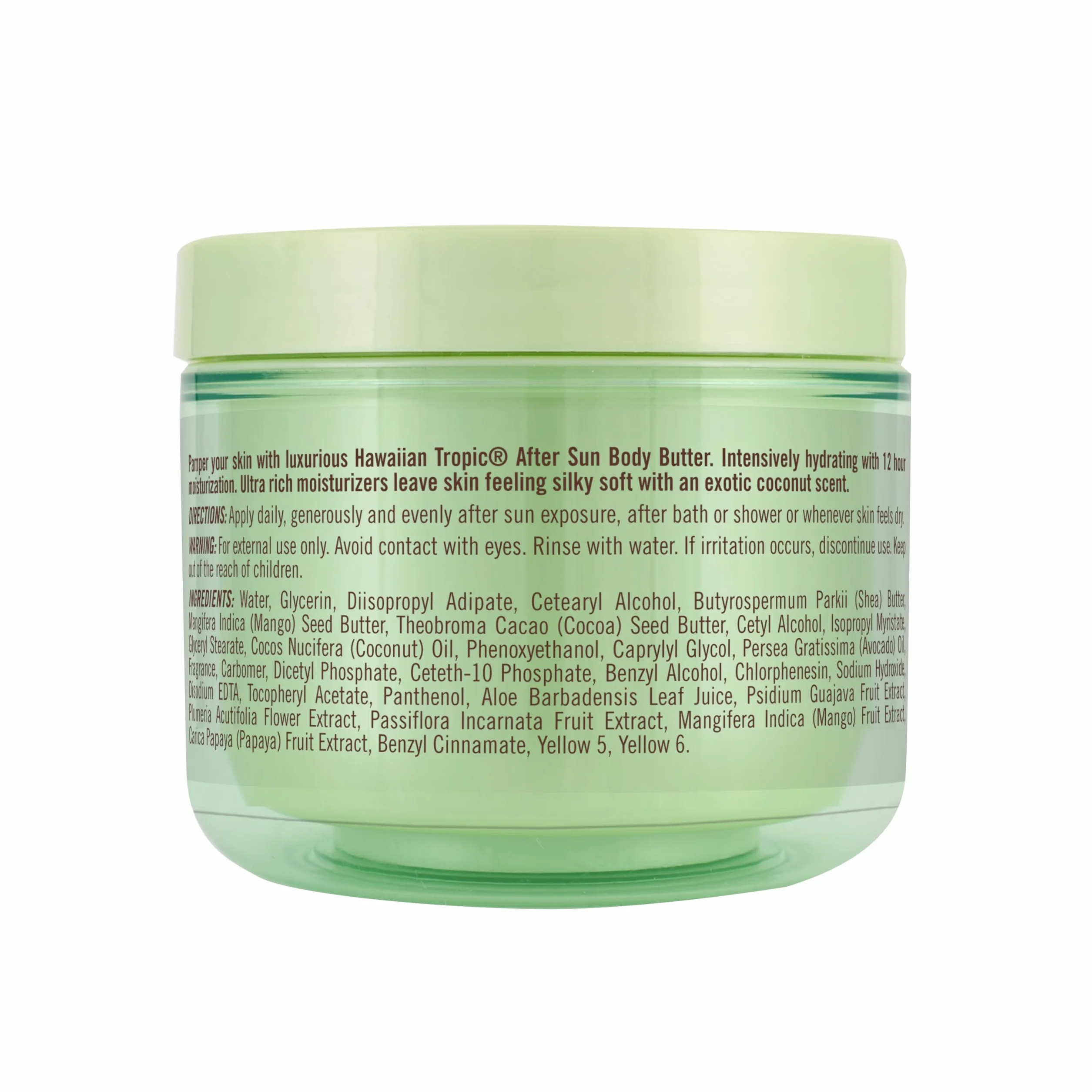 Hawaiian Tropic After Sun Lotion Moisturizer Hydrating Body Butter Coconut Oil 8 oz