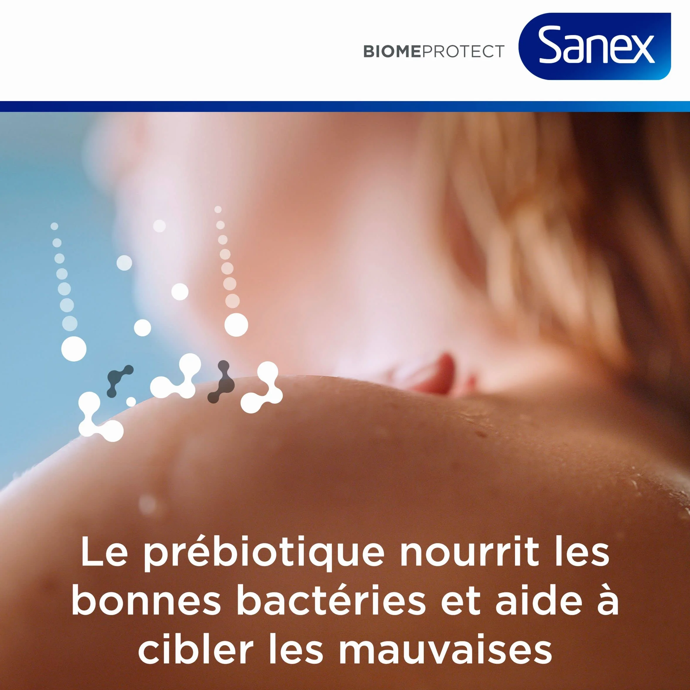 Sanex BiomeProtect Atopicare Oil Calming Huile de douche Peaux réactives à tendance Atopique 400 ml