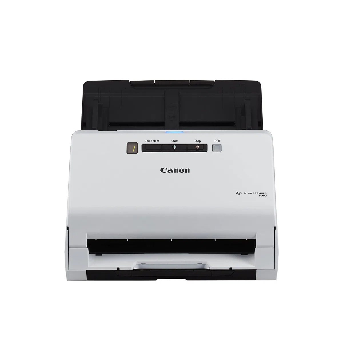 Canon Scanner R40 imageFORMULA Scanner de Documents (Recto Verso, 600 DPI, scanning Couleur, Logiciel CaptureOnTouch, Twain Driver, Logiciel Readiris PDF, Logiciel Cardiris Business Card) Blanc