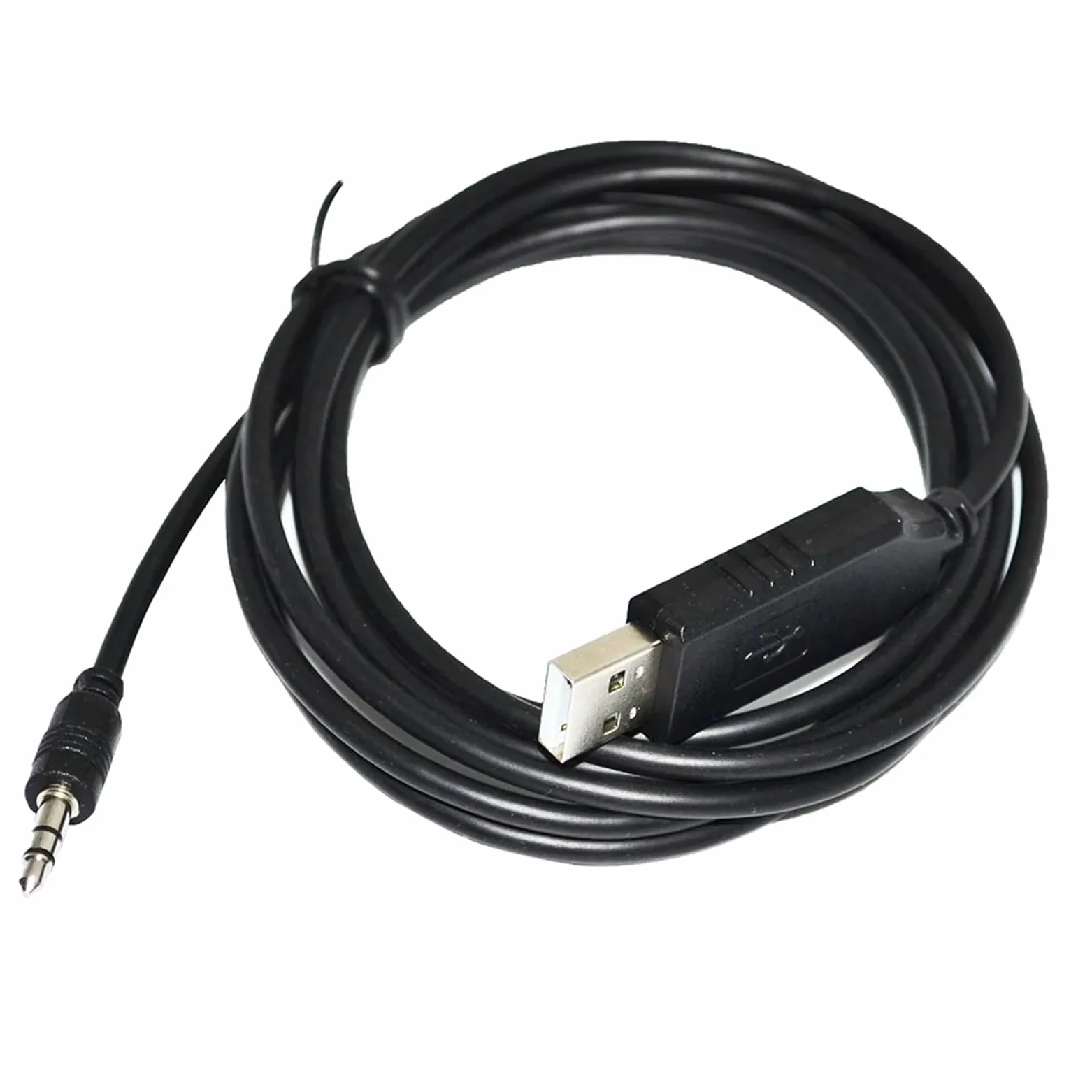 Câble de programmation série USB RS232 vers TRS 3.5MM, prise AUDIO stéréo, câble convertisseur série(1.8m,T-TXD R-GND S-RXD)