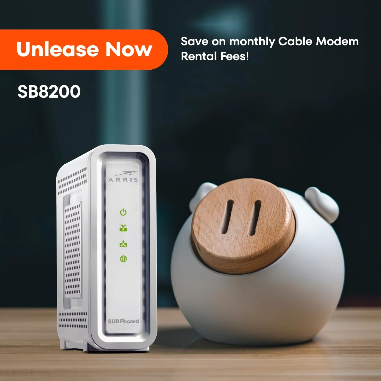 ARRIS (SB8200) - Modem câble - DOCSIS 3.1 rapide, approuvé pour Comcast Xfinity, Cox, Charter Spectrum et plus | Vitesse Internet maximale de 1 Gbit/s, 4 canaux OFDM
