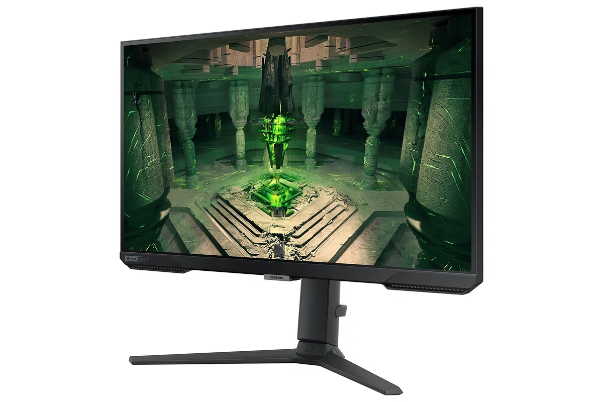 Samsung Odyssey G4, 27" , 1ms, 240Hz, Dalle IPS, Résolution FHD 1920x1080, 400cd/m2,1000:1, Compatible G-Sync, AMD FreeSync Premium, Low Input Lag Mode, Pied Ajustable, HDMI, DisplayPort