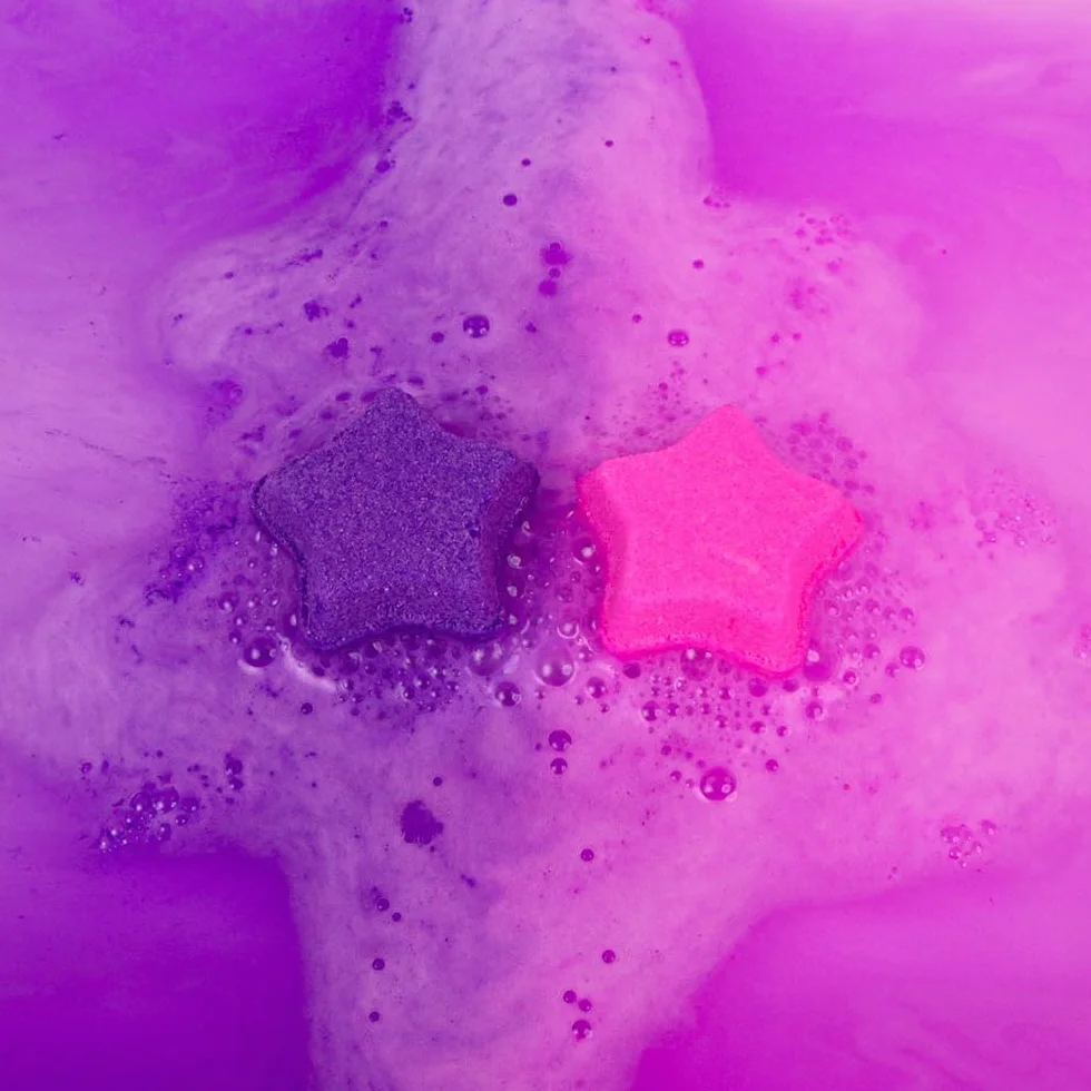 ZIMPLI Baff Bombz Étoiles Bombes de Bain effervescentes Lot de 4 Jouet de Bain