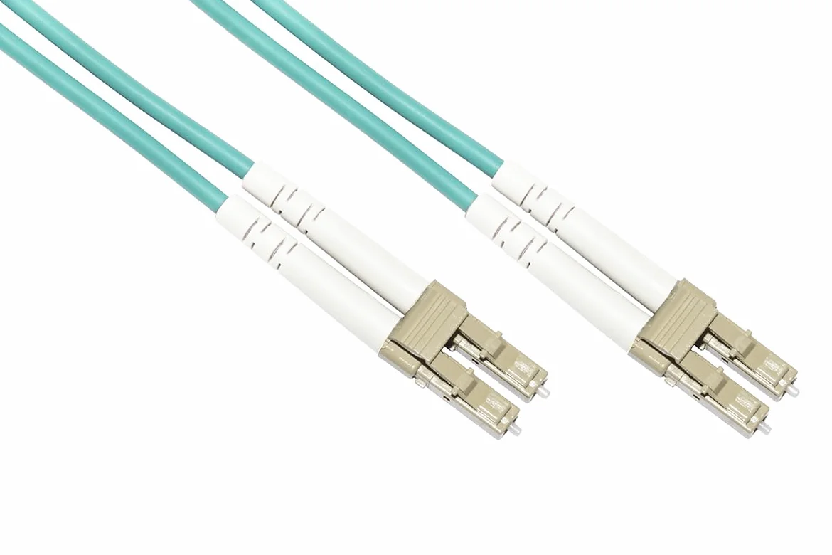 Câble Fibre Optique multimode LSZH Duplex OM3 50/125, LC-LC, 40 m.