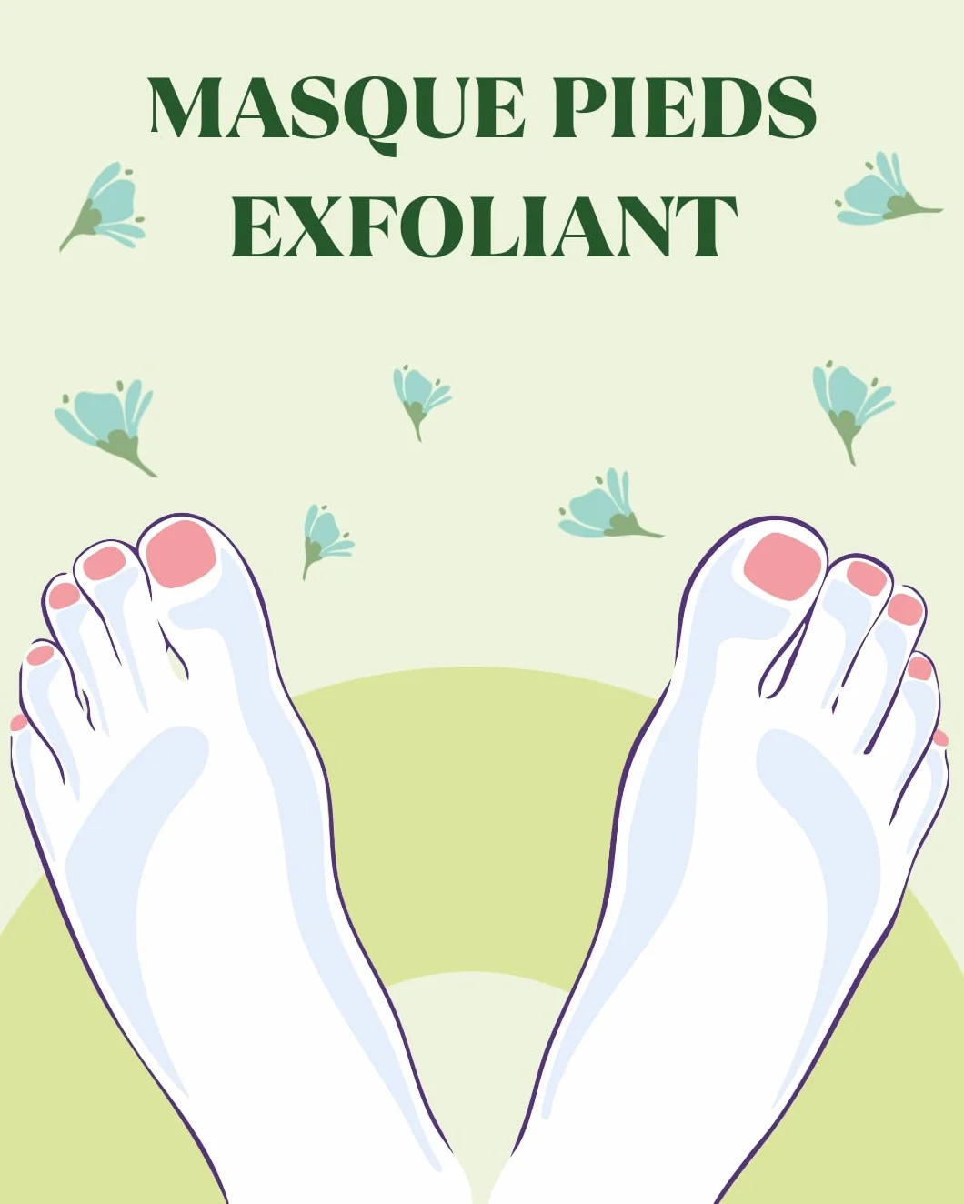 Masque Pieds Exfoliant K Beauty Beauté Coréenne Pieds Lisses