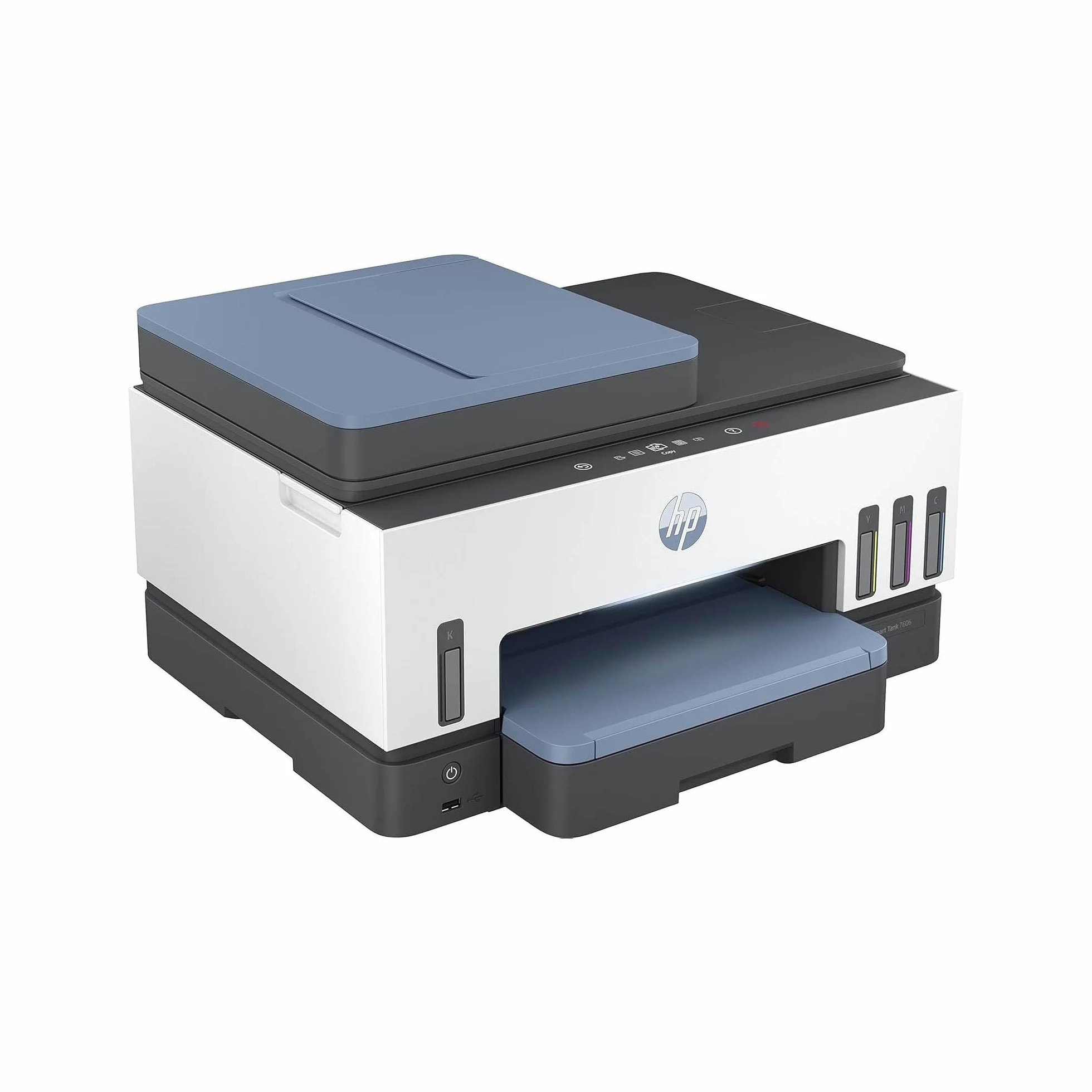 HP Smart Tank 7606 Imprimante Multifonction A4 Réservoir Encre Rechargeable Couleur Scanner Photocopieur Fax Wi-Fi