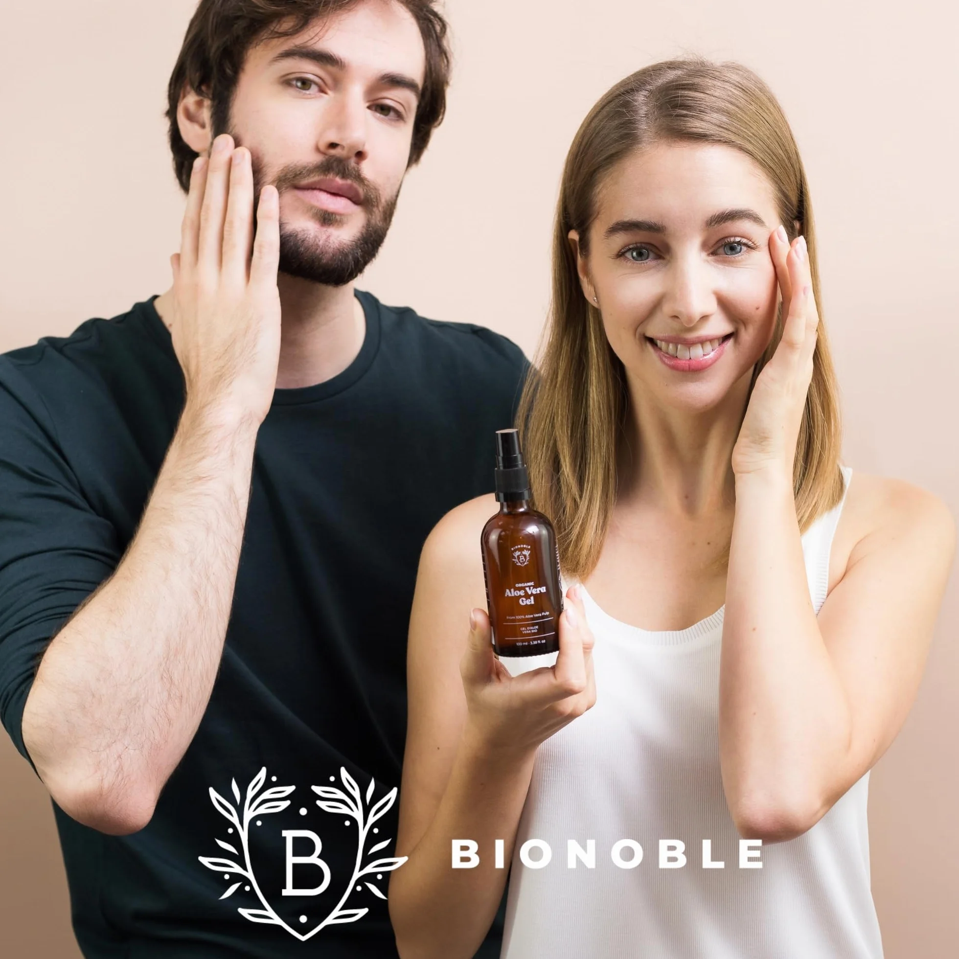 Gel Aloe Vera Bio 97% Huile Essentielle Lavande 100% Pur Pulpe Hydrate Apaise Visage Corps Cheveux Bouclés 100ml