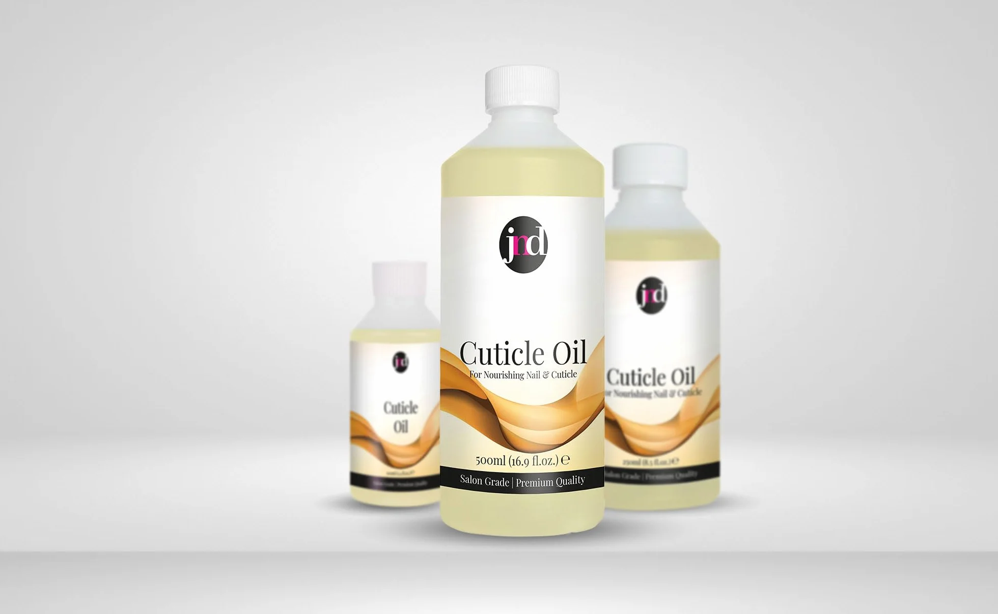 Huile pour cuticules JND avec Jojoba – Conditionneur pour ongles et cuticules – 500 ml