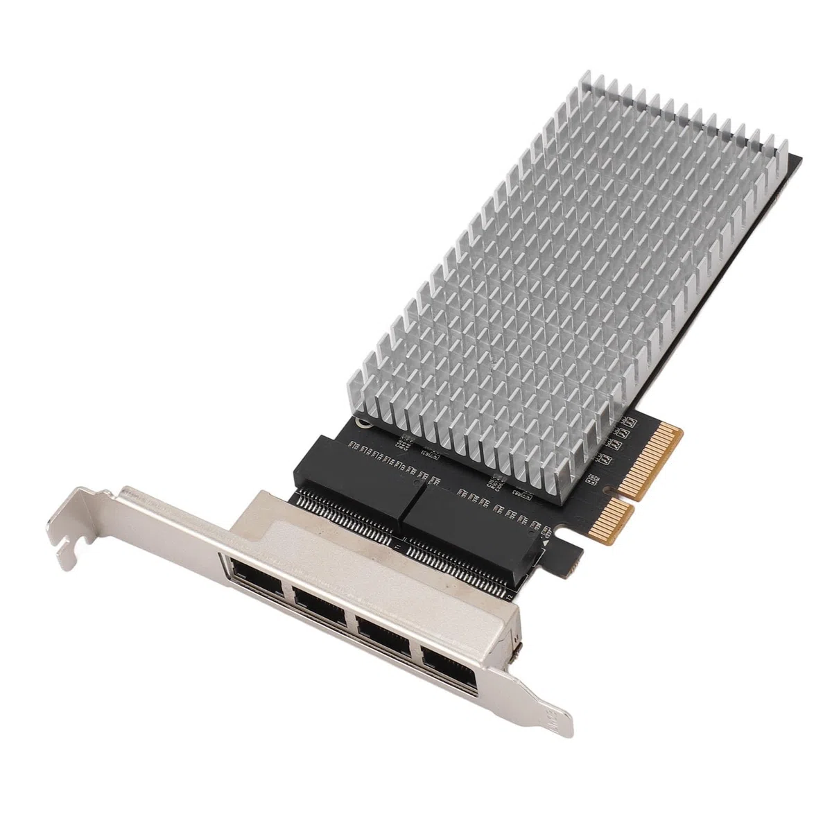 Carte Réseau PCIe X4, Points de Contact Plaqués Or Durables pour Un