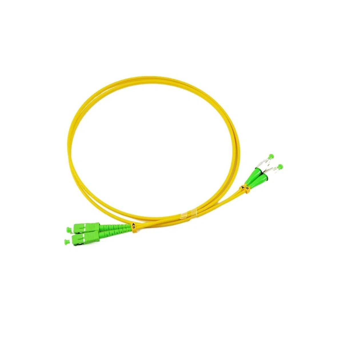 Cordon de raccordement à fibre optique duplex monomode SC-FC Câble de raccordement à fibre optique duplex FT-TH FC(SC-FC 10M 10pcs)