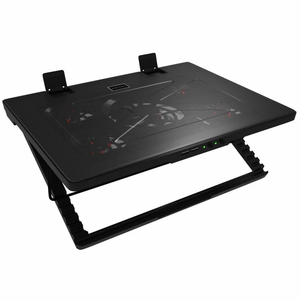 Mars Gaming MNBC2 Base de Refroidissement pour Ordinateur Portable 17.35'' 5 Ventilateurs LED Rouge