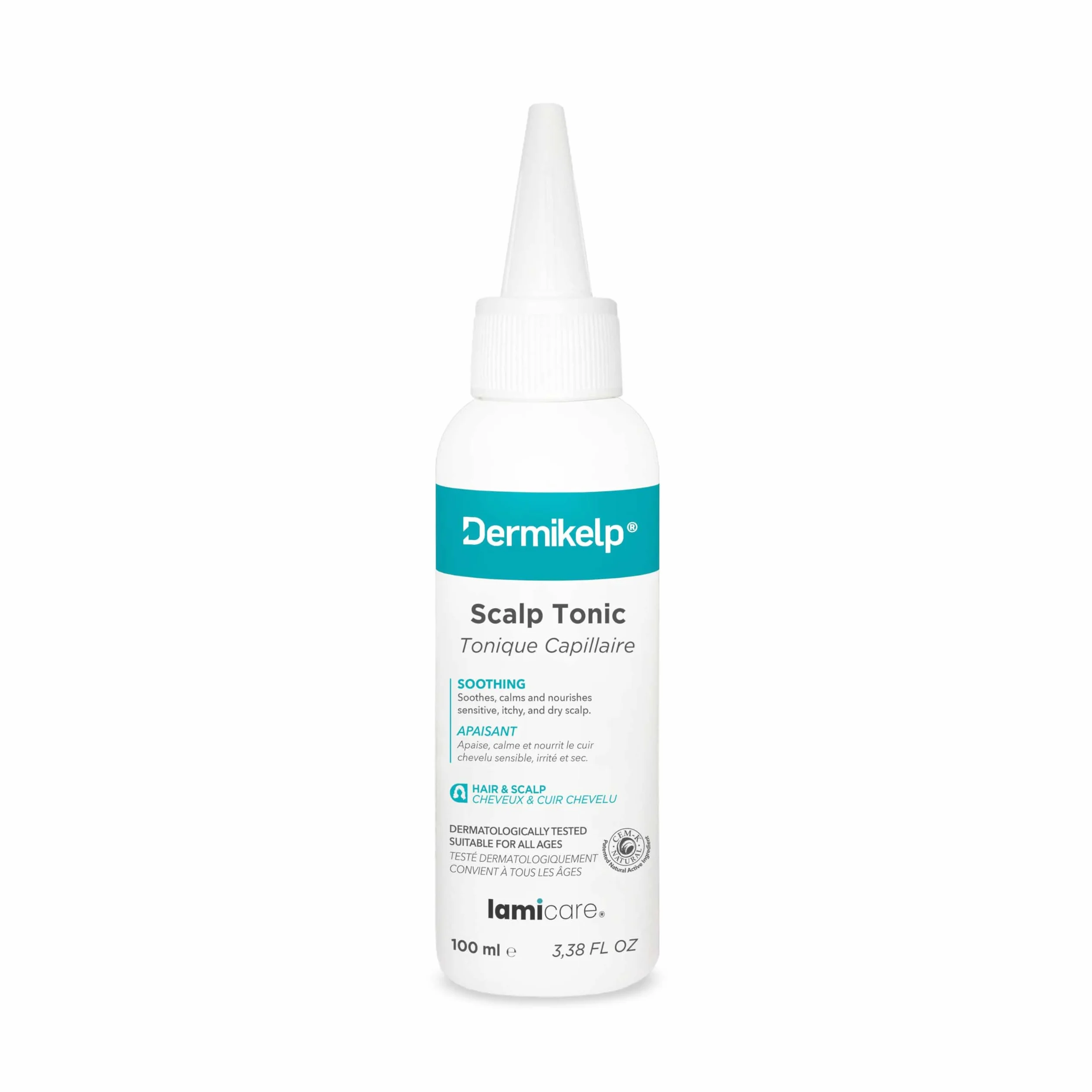 Tonique Apaisant Cuir Chevelu Irrité Sensible Algue Marine Extrait Jojoba Panthénol 100 ml
