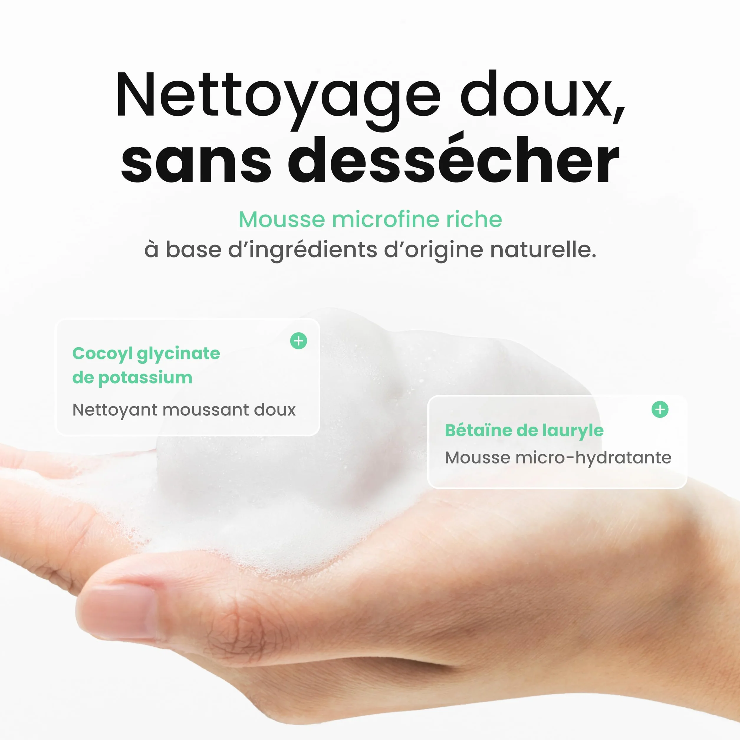 Caraseoul Heartleaf Mousse Nettoyante Apaisante Profonde, Nettoyant Visage pour Double Nettoyage, Acide Hyaluronique & BHA, 150ml
